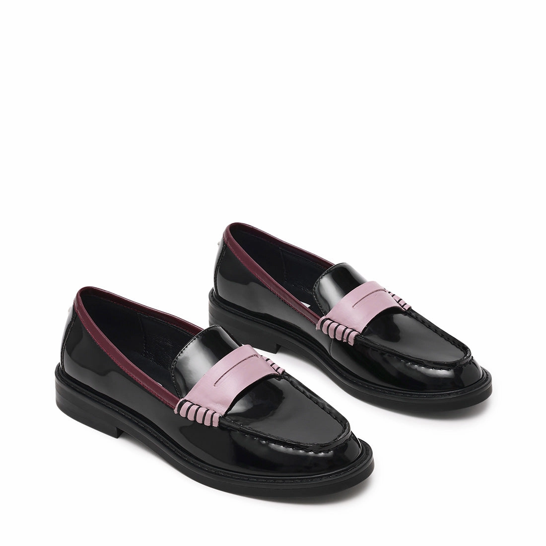 Adison Flat Shoe BLACK MULTI Crane Flats Shoes