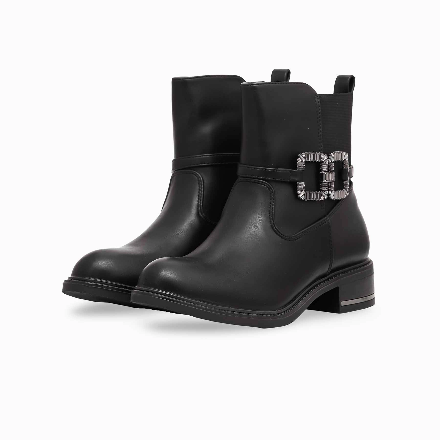 Black Women Long Shoes WN9016 Best Walking Shoes For Flat Feet And Supination