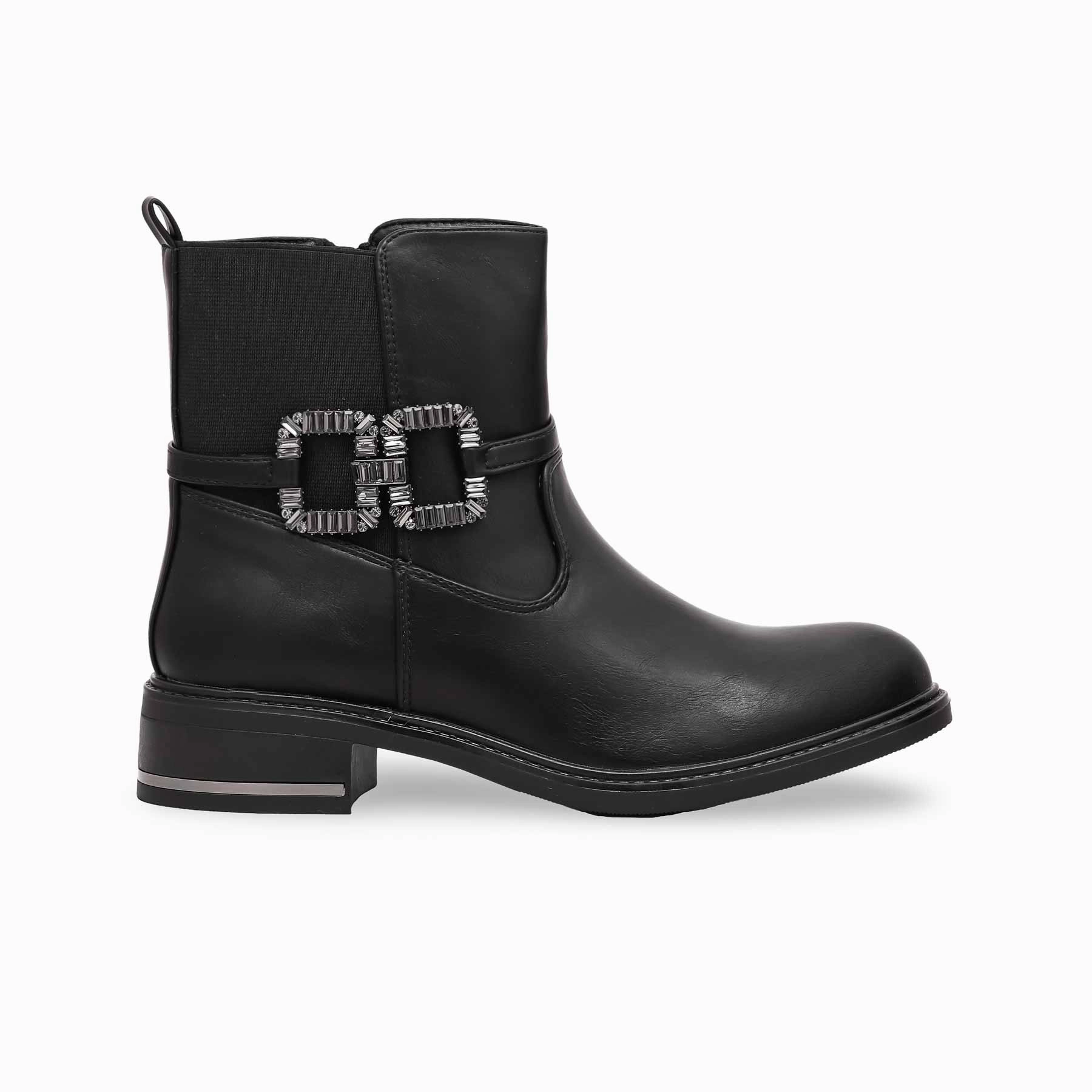 Black Women Long Shoes WN9016 Flat Shoes Recommended