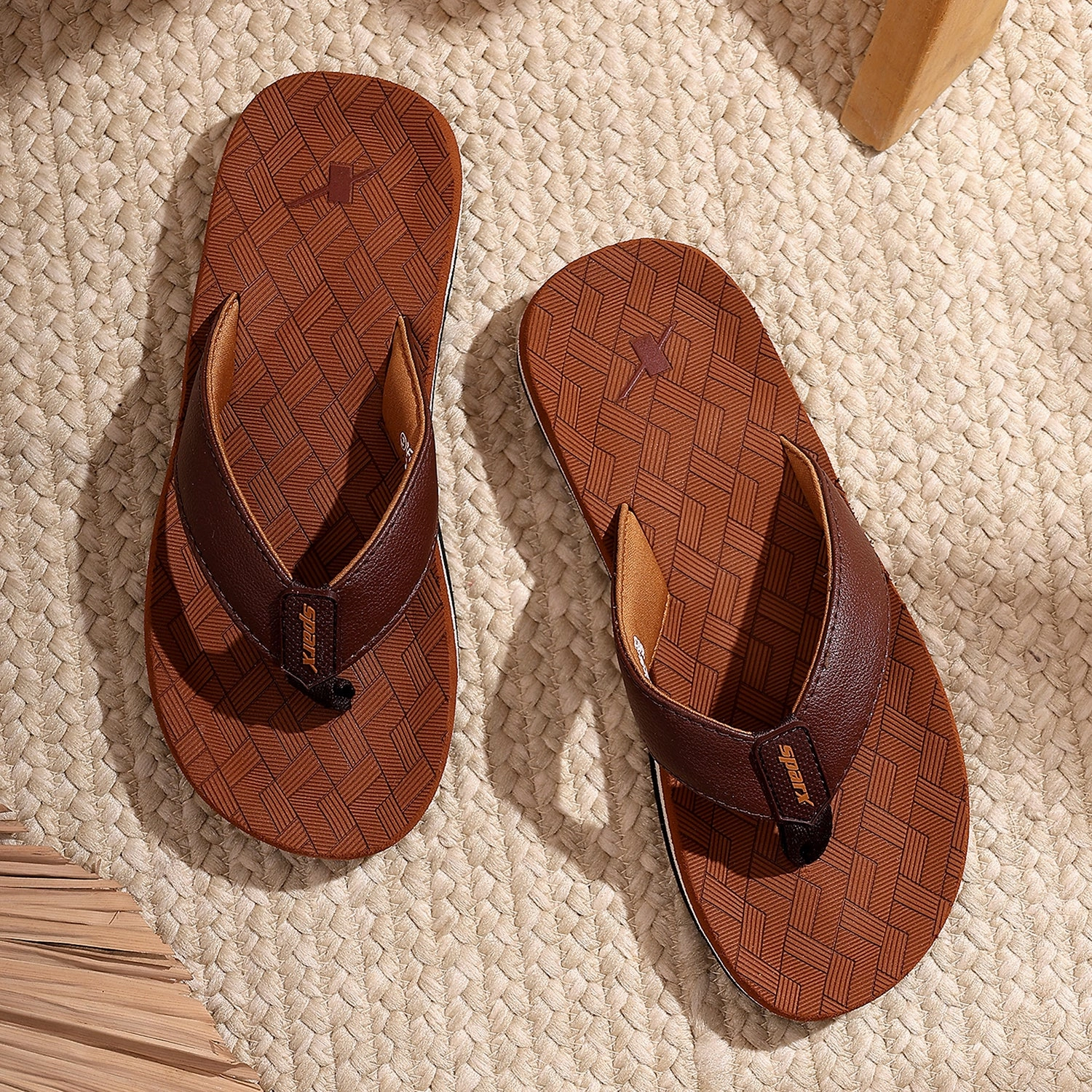 Scuff Leather Slippers Slippers for Men SFG 4035