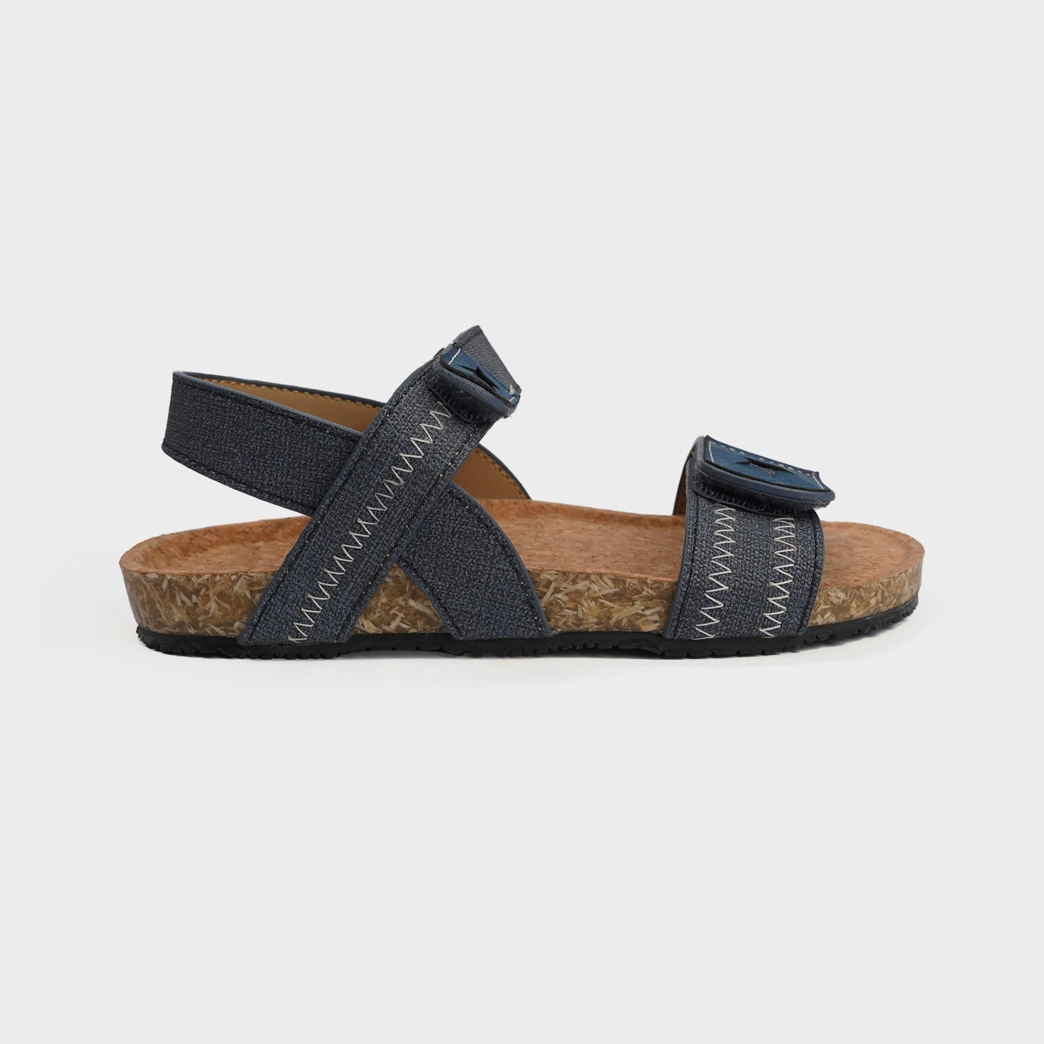Beach Platform Sandals Boys Sandal PD-10-NAVY