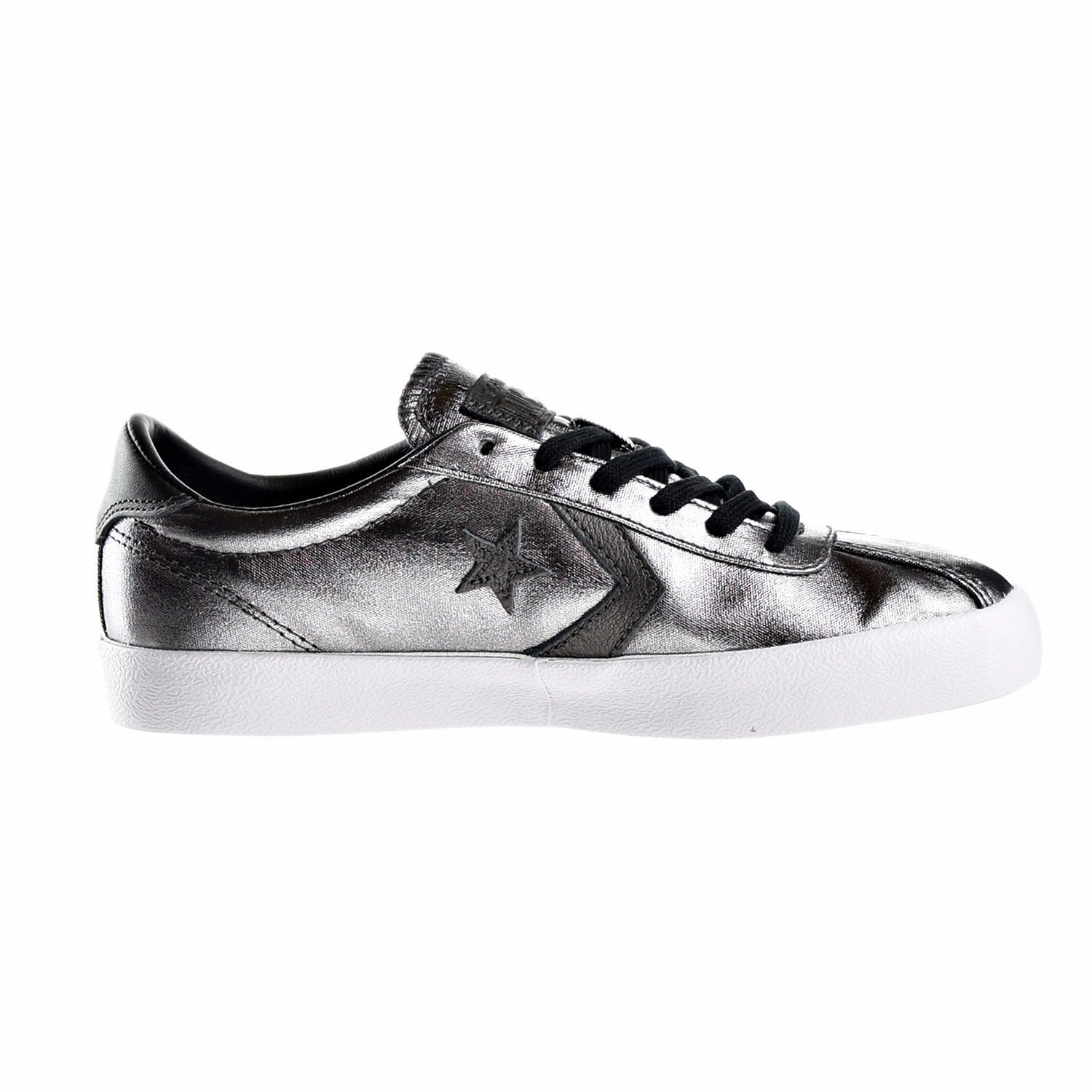 Best Basketball Casual Shoes Converse Breakpoint Metallic Canvas Low Top Women's Black Pearl/White