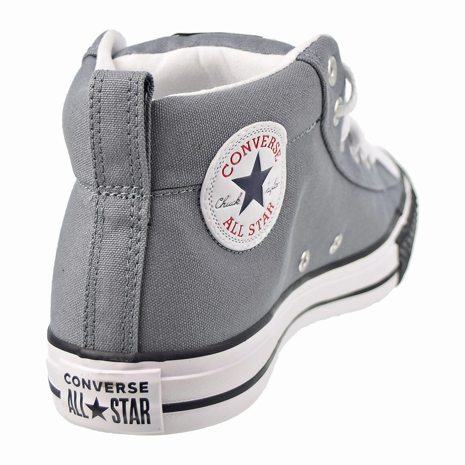 Flat Sole Shoes Casual Shoes Converse Chuck Taylor All Star Street Mid Men's Shoes Cool Grey-White-Black
