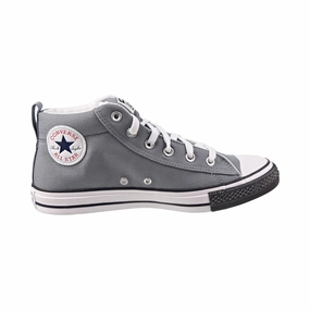 Converse Chuck Taylor All Star Street Mid Men's Shoes Cool Grey-White-Black Casual Spikeless Golf Shoes