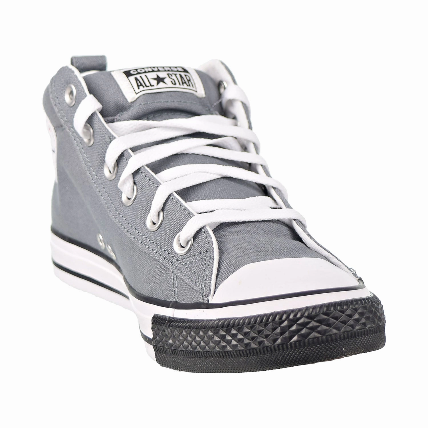 Converse Chuck Taylor All Star Street Mid Men's Shoes Cool Grey-White-Black Lined Casual Shoes