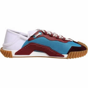 Dolce & Gabbana Multicolor Nylon NS1 Low Top Sneakers Shoes Comfortable Travel Sneakers