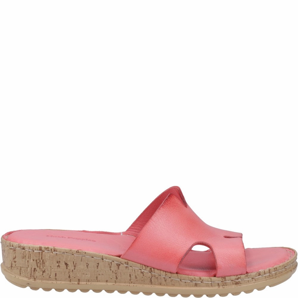 Coral Eloise Mule Sandals Flat Shoe Emoji