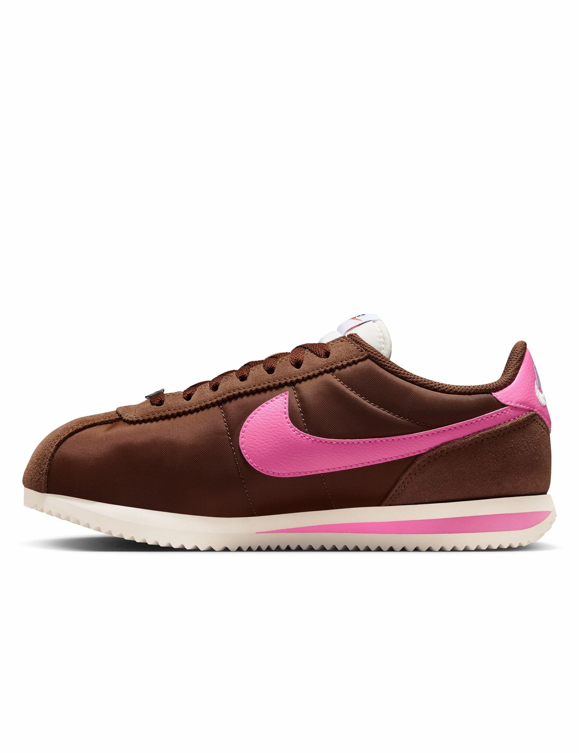 Asics Gel Nimbus 18 Shoes Cortez Textile Shoes - Fauna Brown/Sail/White/Pink Spell