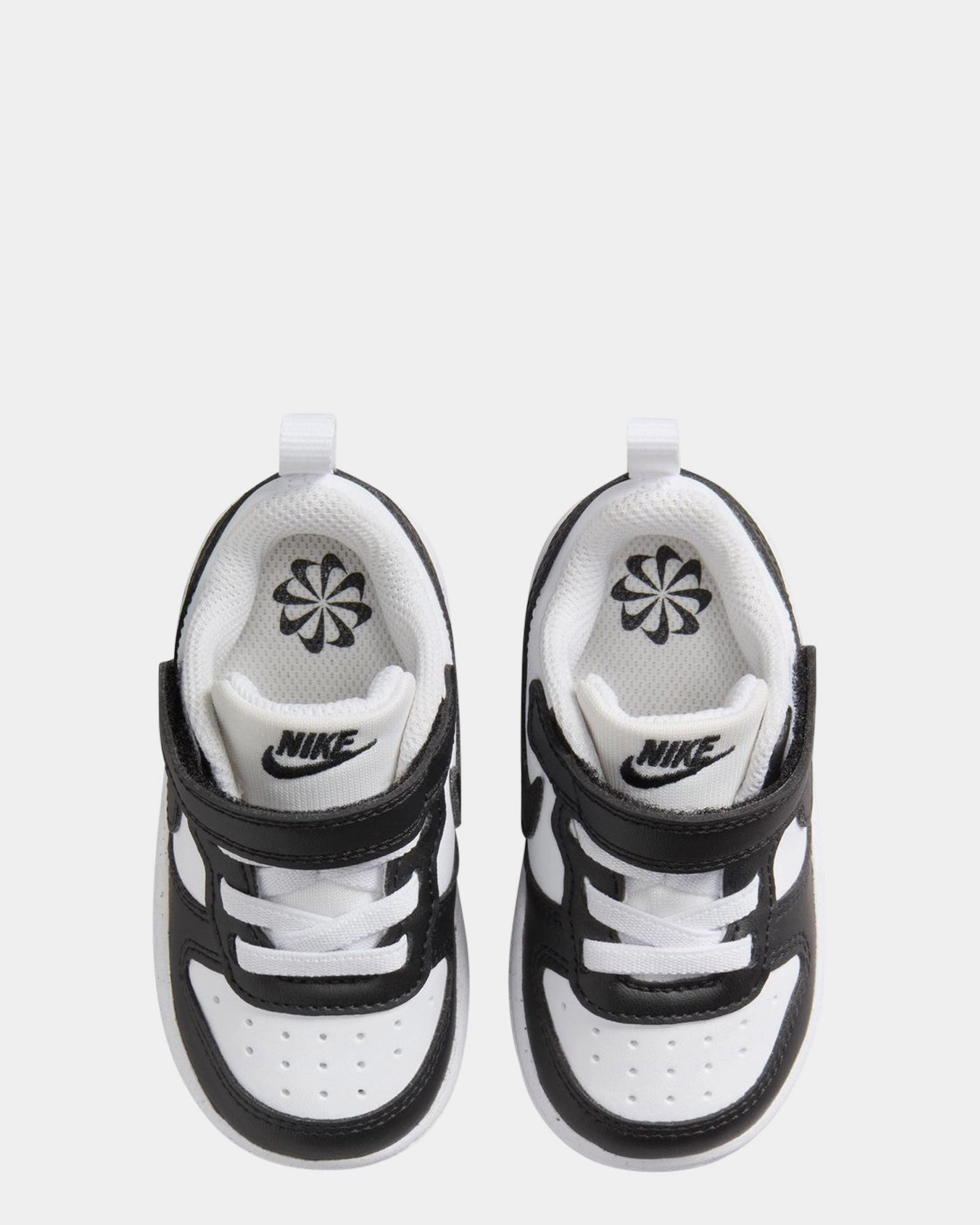 Peep Toe Shoes Sandals Court Borough Low Recraft Infant White/Black Combo