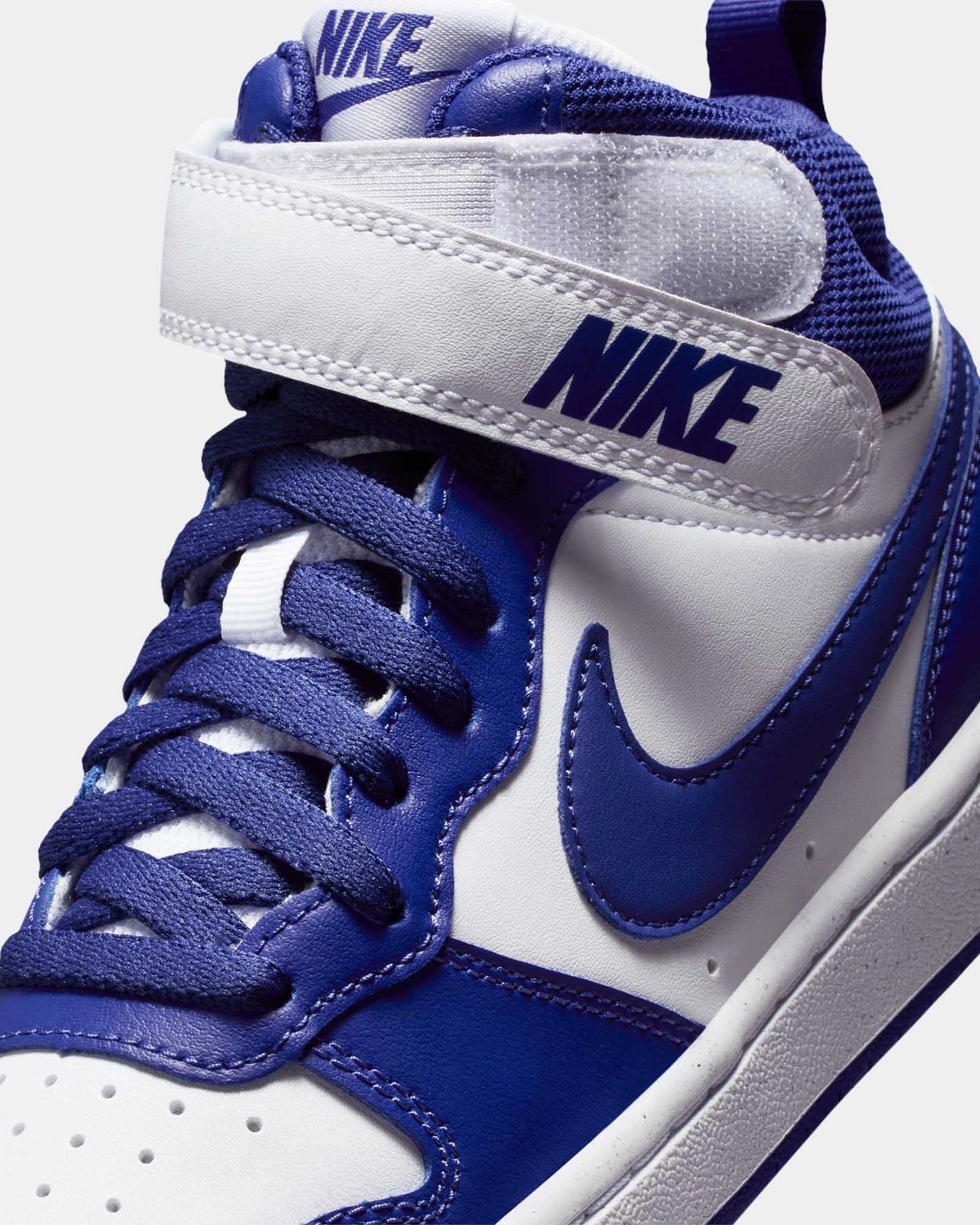 Best Asics Shoes For Gym Training Court Borough Mid 2 Grade School White/Deep Night