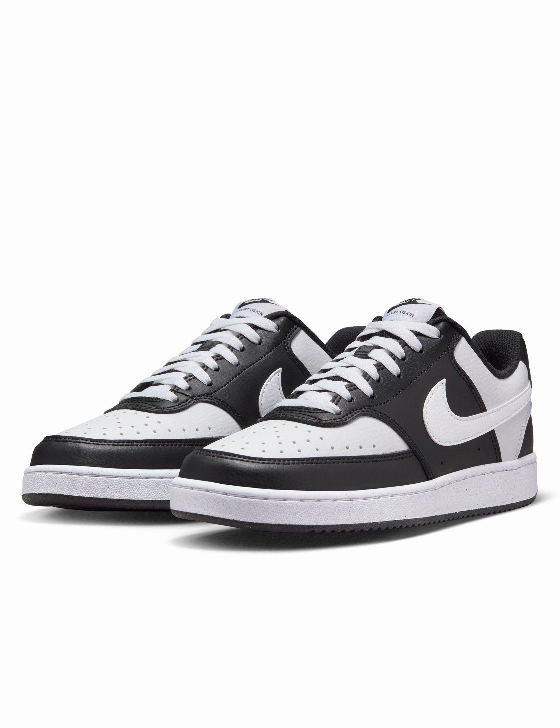 Court Vision Low Next Nature Shoes - Black/White Asics Overpronation Trail Shoes