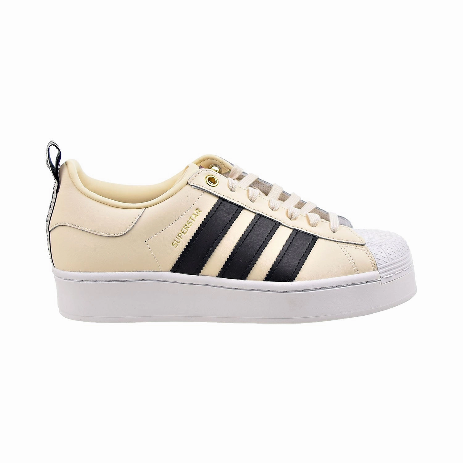 Adidas Superstar Bold Women's Shoes Wonder White-Core Black-Victory Crimson Adidas Minnie Mouse Shoes