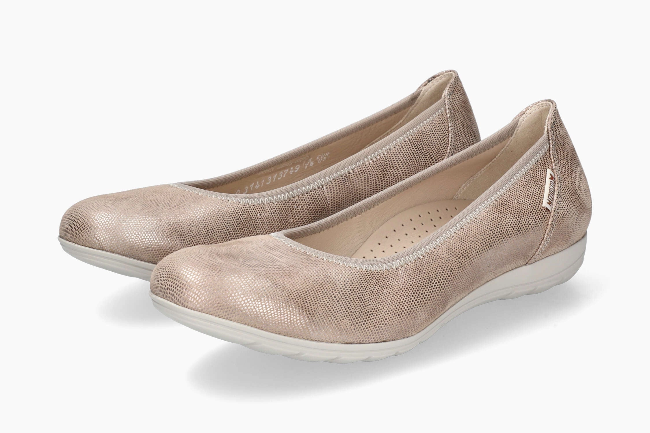 Stiletto Flat Shoes Emilie - Lt Taupe Artesia