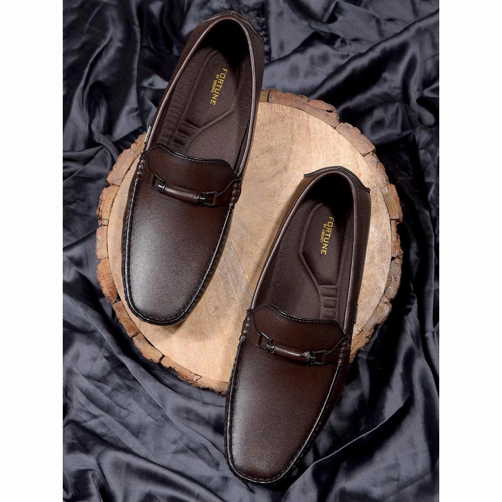 Adrian Tassel Loafers Fortune By Liberty Mens VCL-107 Brown  Formal Loafers