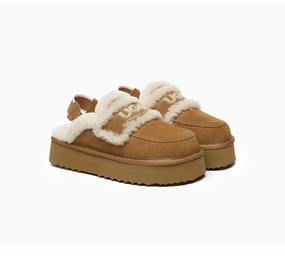 AUSTRALIAN SHEPHERD UGG Slippers Women Removable Strap Slingback Platform Rilee Moomin Slippers