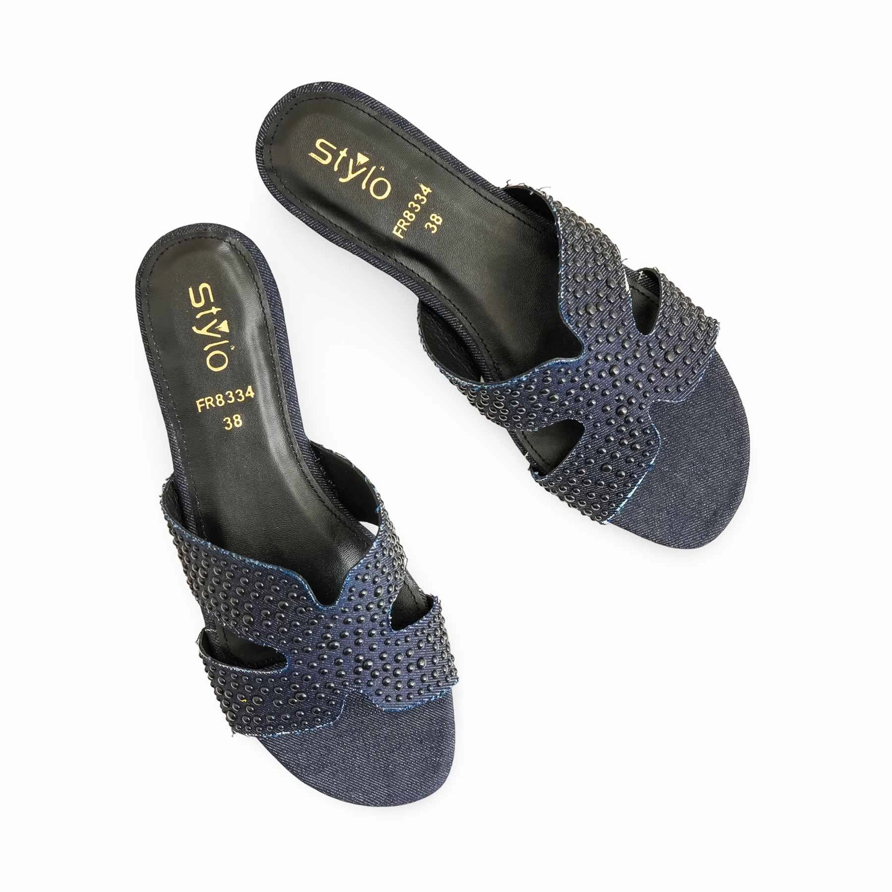Cabin Slippers Blue Formal Slipper FR8334