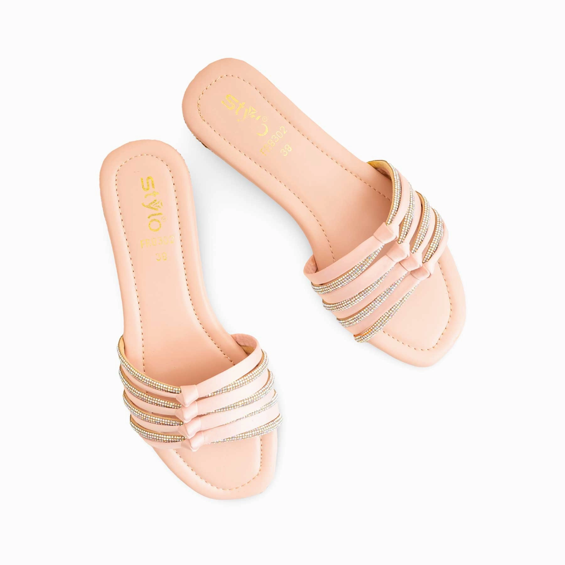 Pink Formal Women Slipper FR8302 Slippers For Walking