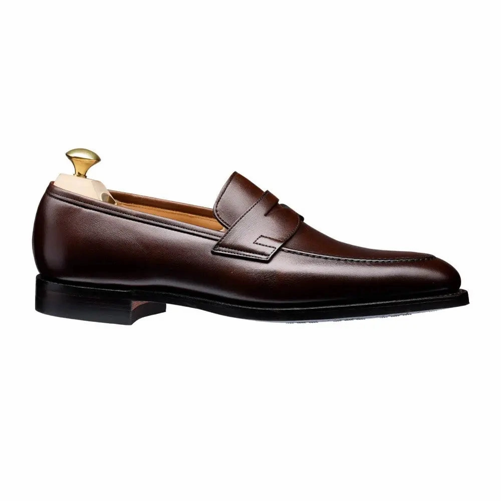 Crockett & Jones - Sydney Brown Calf Penny Loafer - Single City Sole Doc Martens Loafers