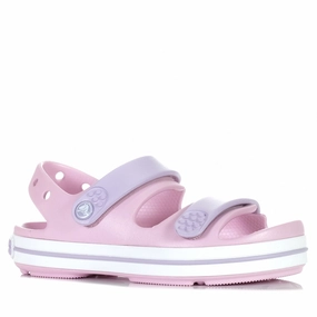 Crocs Kids Crocband Cruiser Sandal Ballerina/Lavender Orthopaedic Sandals