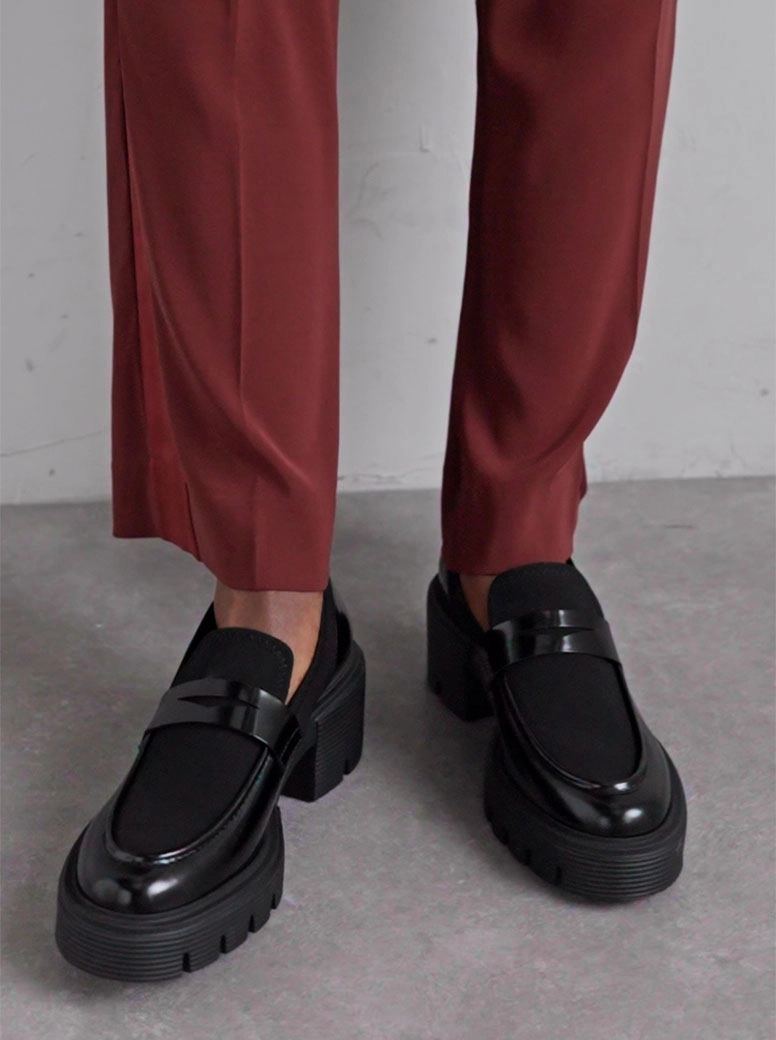 Soho Loafer black stretch / high shine Anne Klein Loafers Dsw