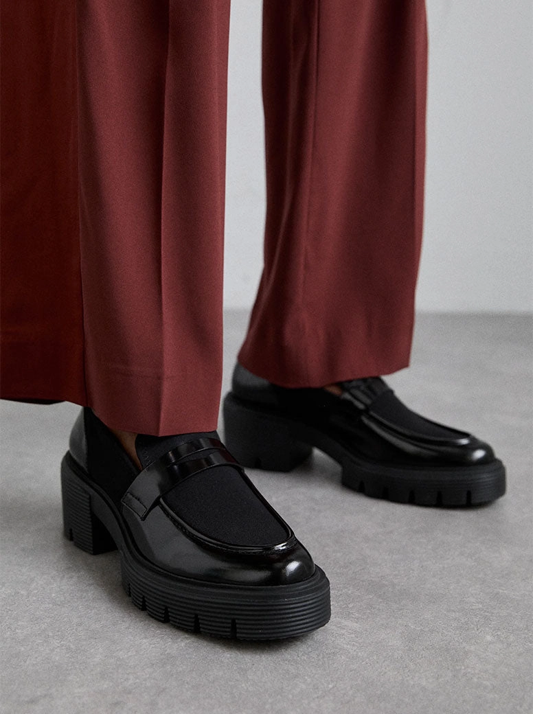 Vionic Loafers Soho Loafer black stretch / high shine