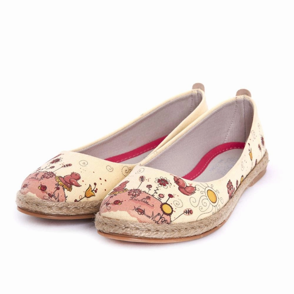 Cute Birds Ballerinas Shoes FBR1196 Anti Flat Shoe