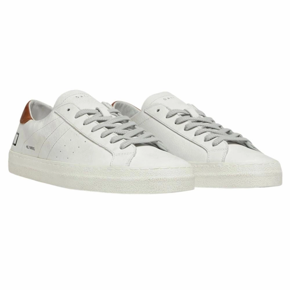 D.A.T.E White Leather Sneaker Snow Sneakers