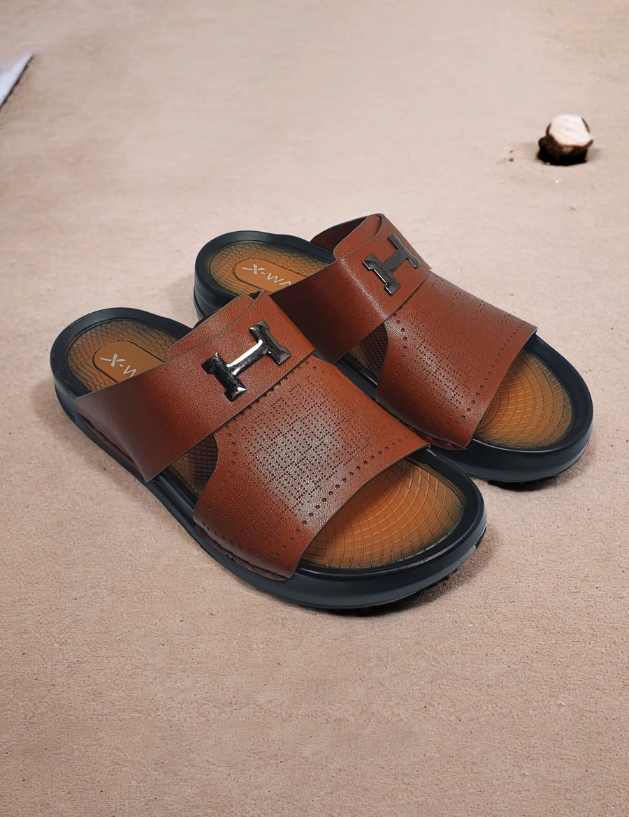 Brown Casual Slipper Cloak Slippers