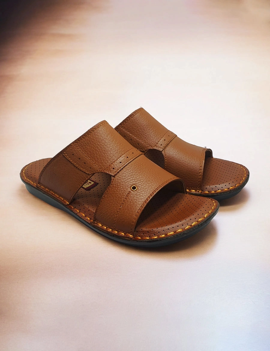 Light Brown Slippers for men Eurythmy Slippers
