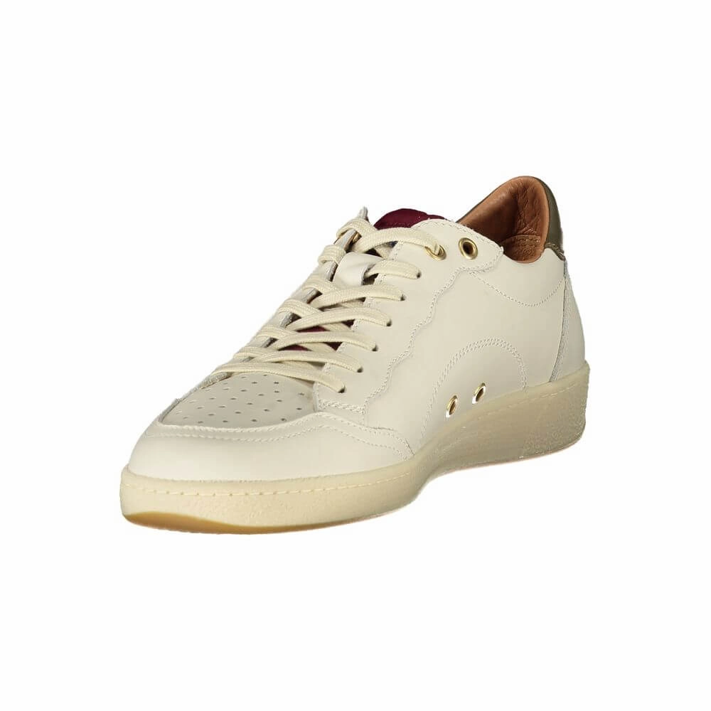 Blauer White Leather Men Sneaker Army Sneakers