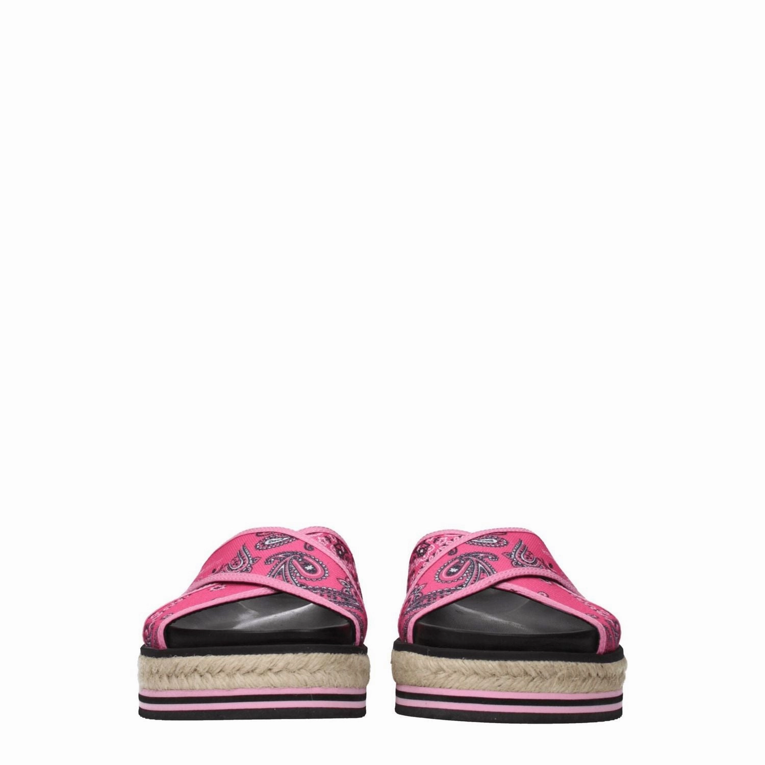 Kenzo Pink Fabric Slippers Cycling Shoes Flat Pedals