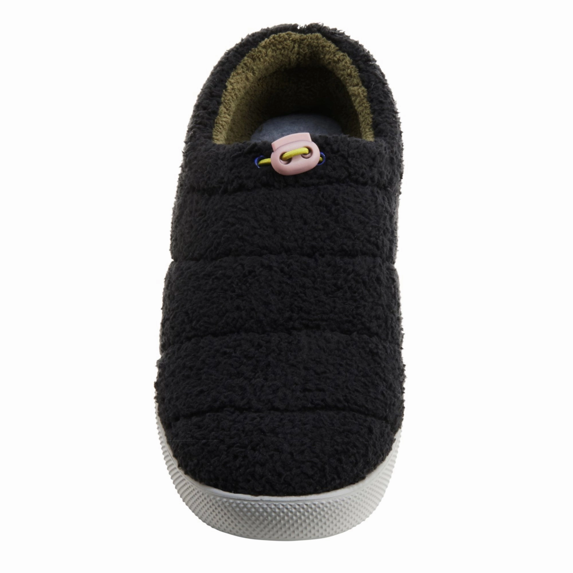 Spider Man Slippers Dearfoams Men's Tatum Cozy Slippers Faux Fur Lining Indoor Outdoor Fleece Sport Lounge Clogs