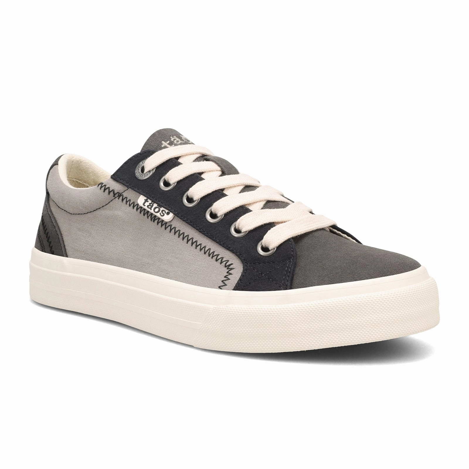 Taos Plim Soul Sneaker (Women) - Black/Graphite Multi Retro 1 Mid Se Suede Casual Shoes