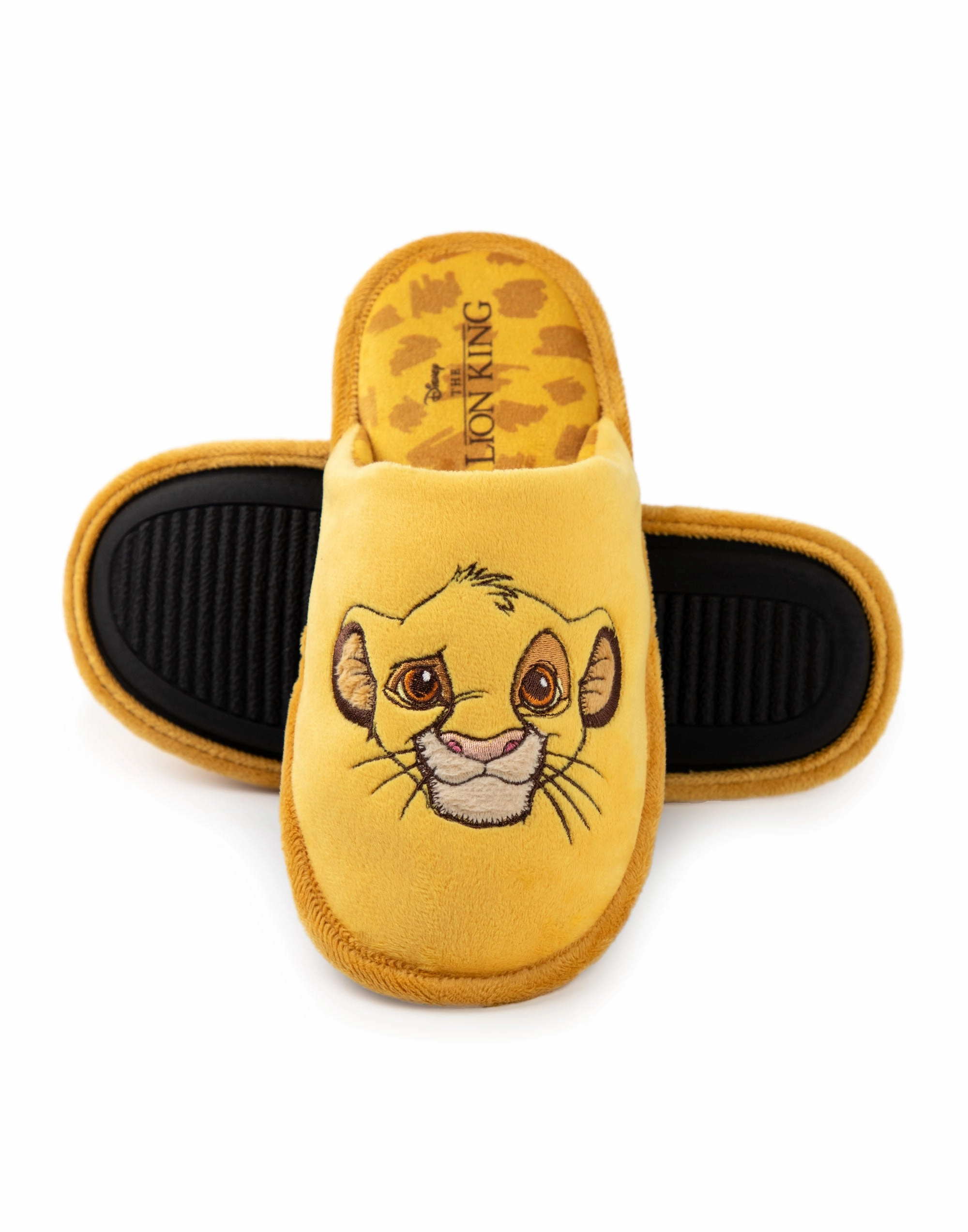 Disney The Lion King Simba Yellow Mule Women's Slippers Big House Slippers