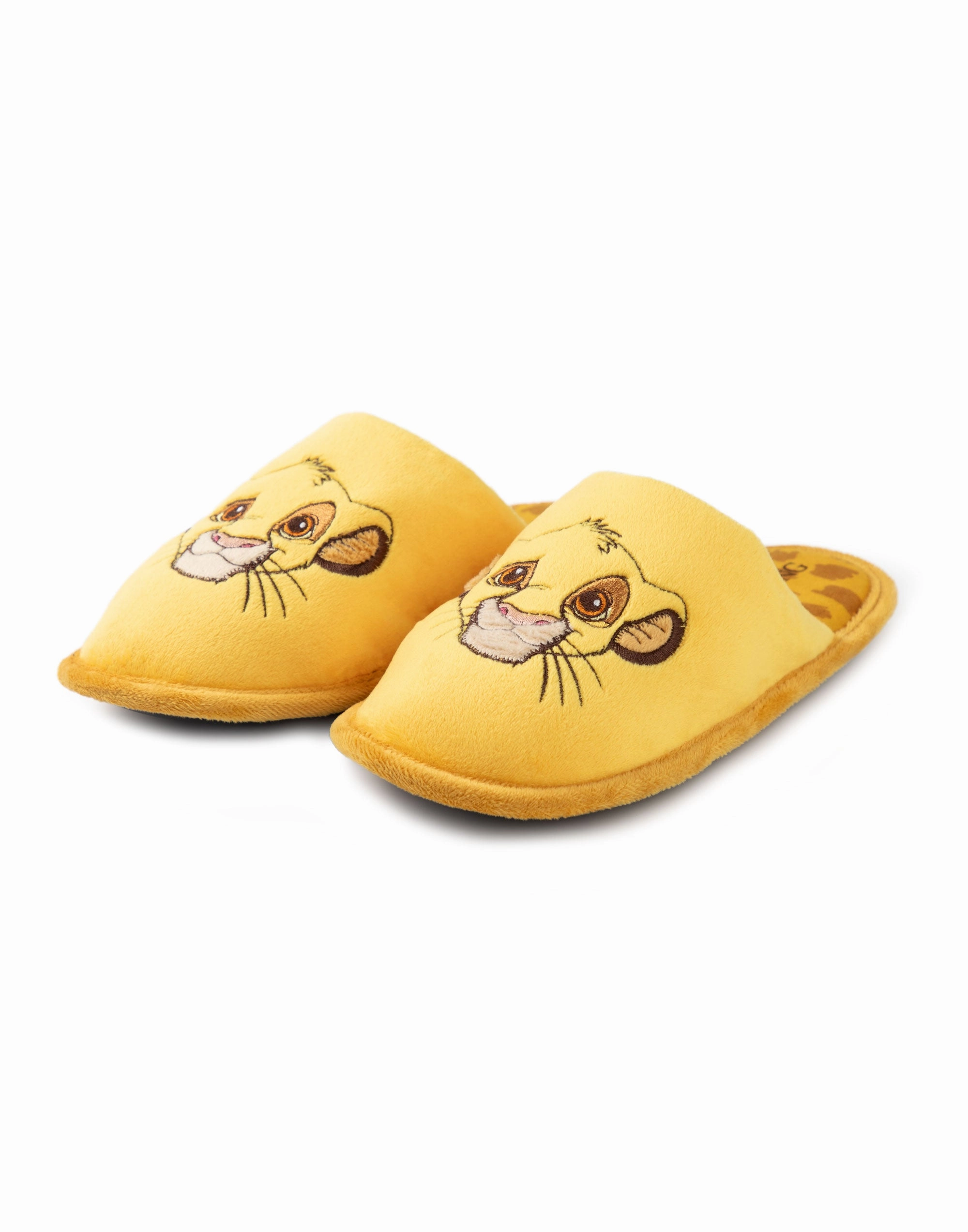 Disney The Lion King Simba Yellow Mule Women's Slippers Slippers Ladies