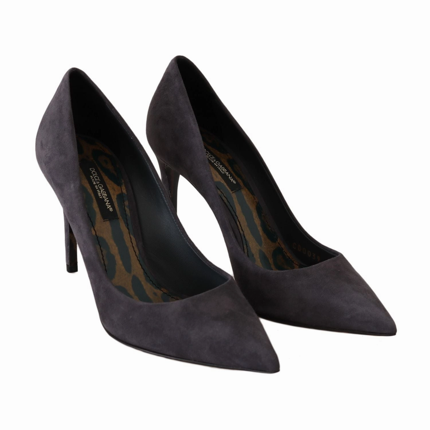 Dolce & Gabbana Gray Suede Leather Stiletto  Shoes Heels Sandals Royal Bahamian Bahamas