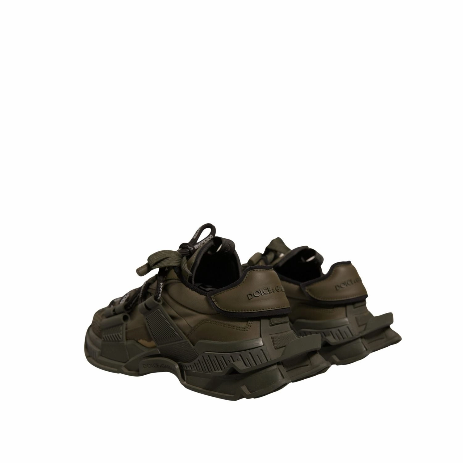 Golf Sneakers Dolce & Gabbana Military Green Space Low Top Sneakers Shoes