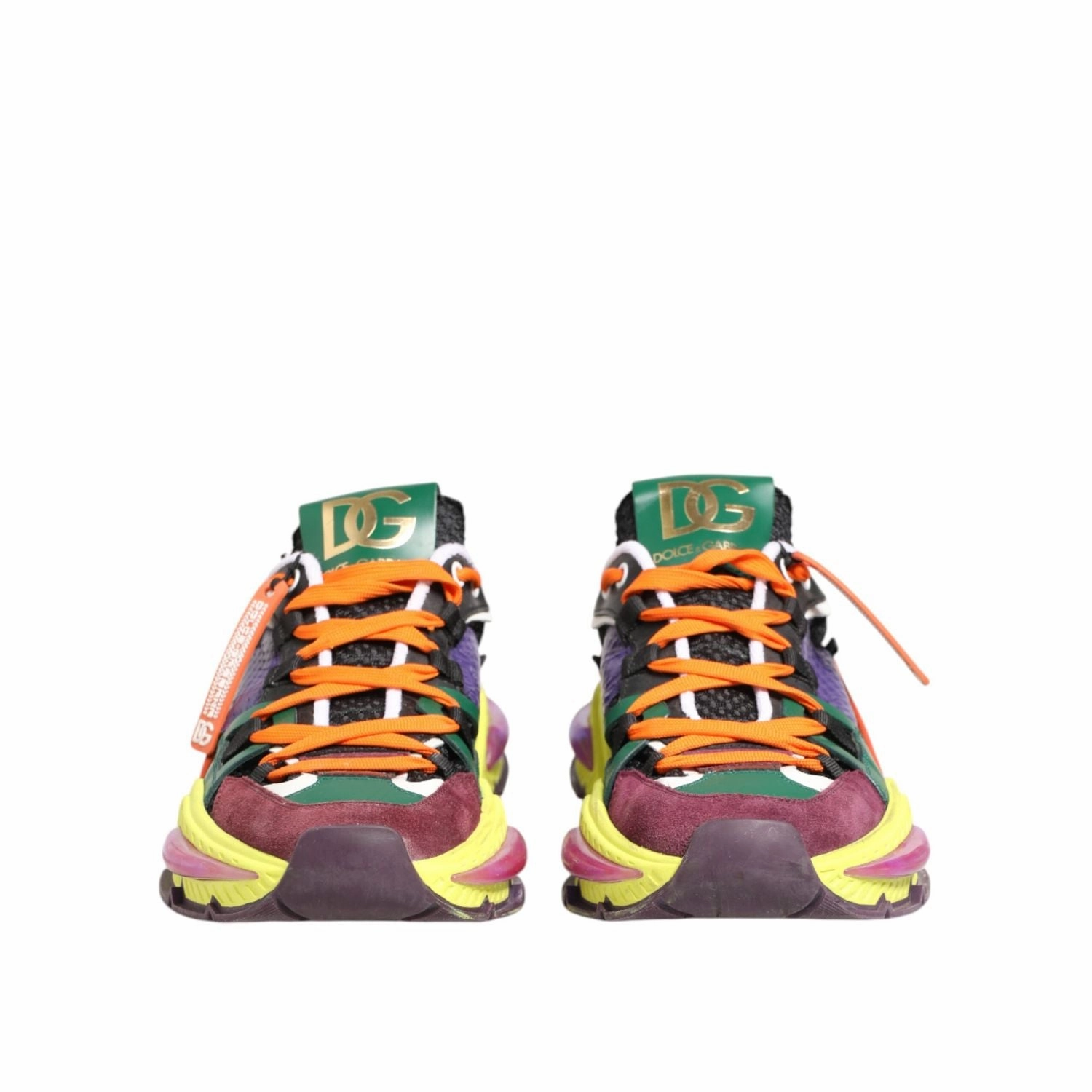 Dolce & Gabbana Multicolor Airmaster Men Sneaker Shoes Maxi Dress Sneakers