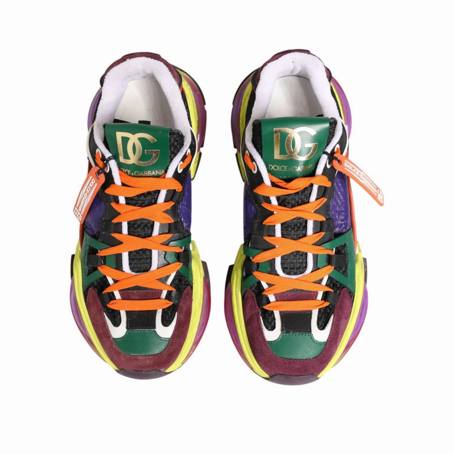 Dolce & Gabbana Multicolor Airmaster Men Sneaker Shoes Vans Old Skool Sneakers