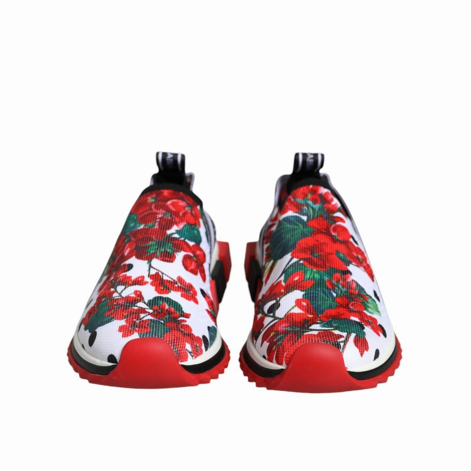 Good Hiking Sneakers Dolce & Gabbana Multicolor Geranium Sorrento Sneakers Shoes