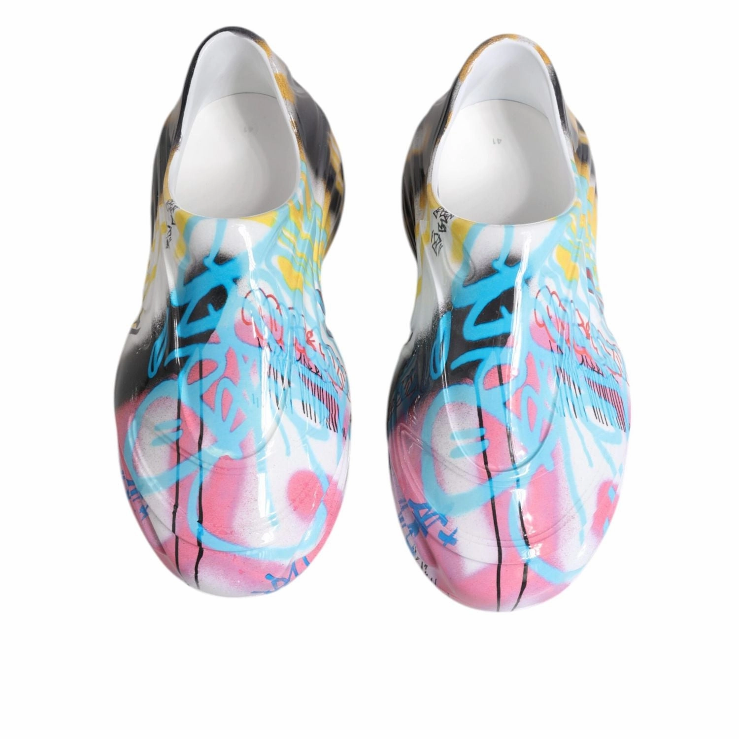 Dolce & Gabbana Multicolor Graffiti Daymaster Sneakers Shoes Palm Angels Sneakers