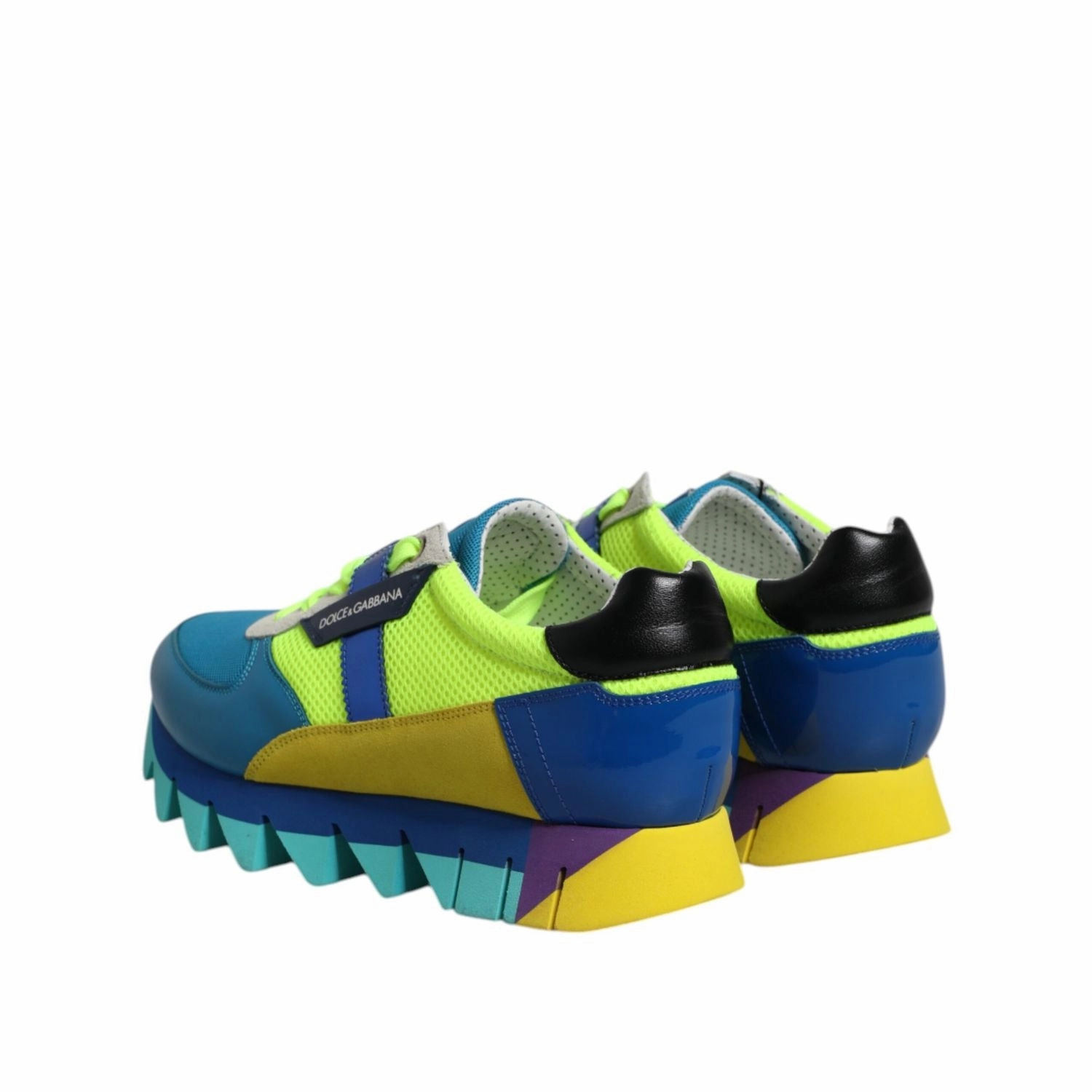 Dolce & Gabbana Multicolor Leather Low Top Men Sneakers Shoes Marc Jacobs Sneakers