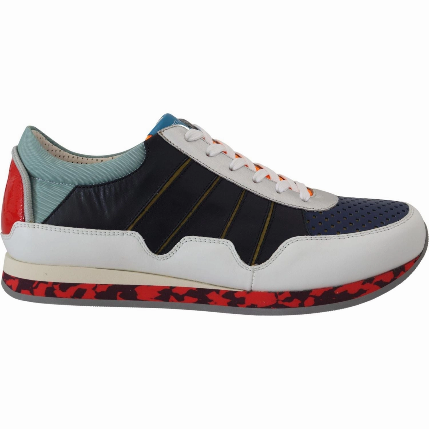 Dolce & Gabbana Multicolor Leather Sport Low Top Sneakers Sneakers Sale Online