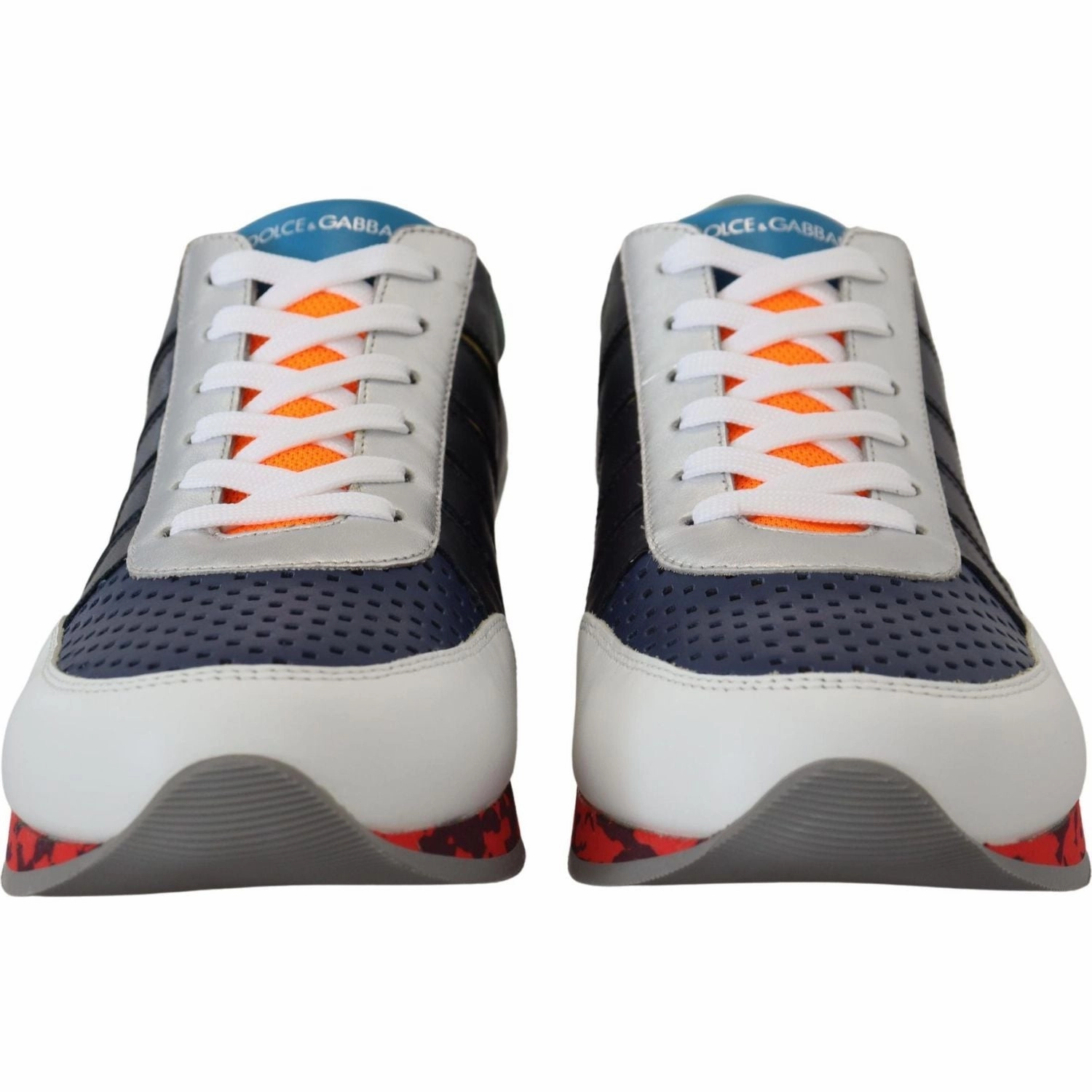 Dolce & Gabbana Multicolor Leather Sport Low Top Sneakers Sneakers Onitsuka Tiger