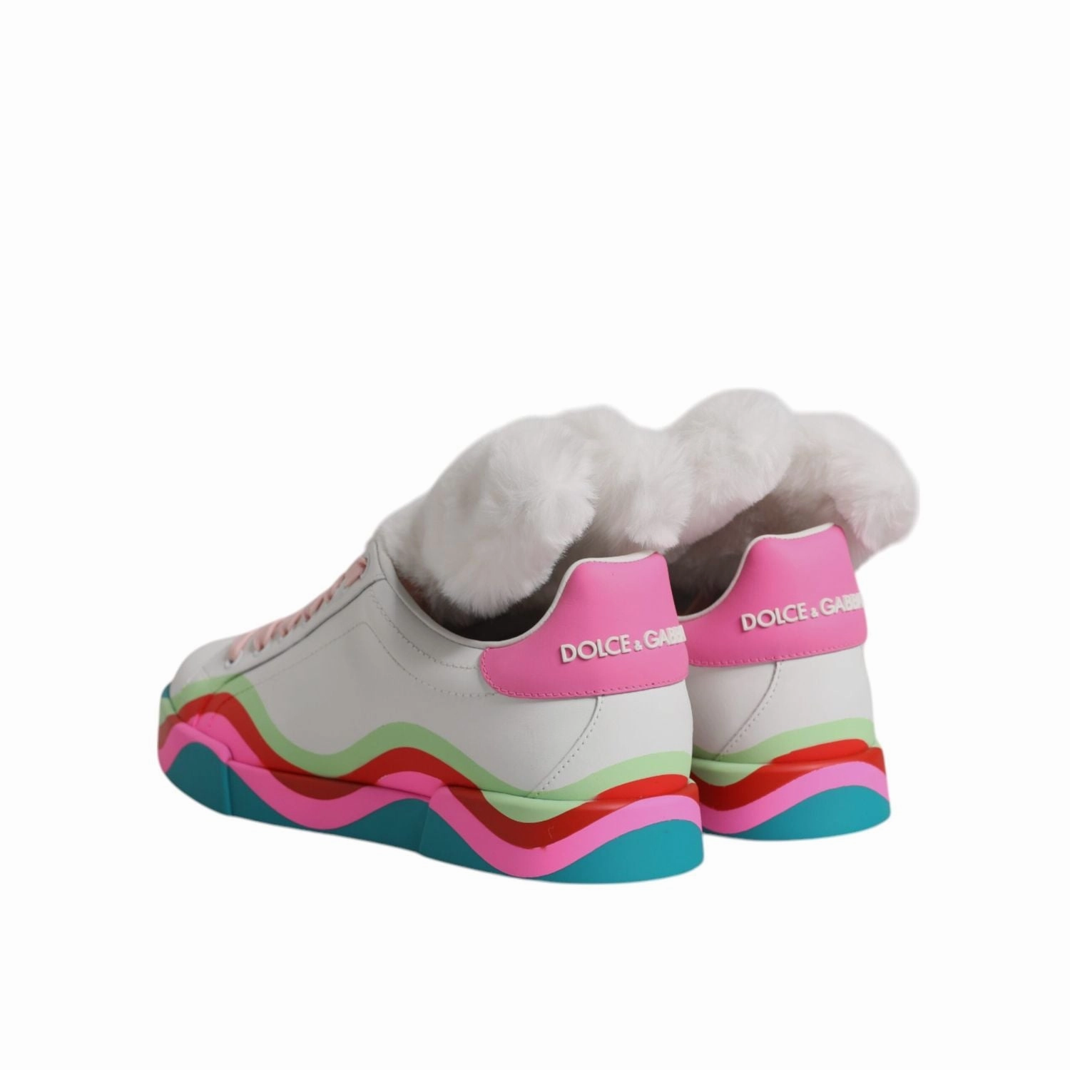 Y2k Sneakers Dolce & Gabbana Multicolor Low Top Trainers Sneakers Shoes