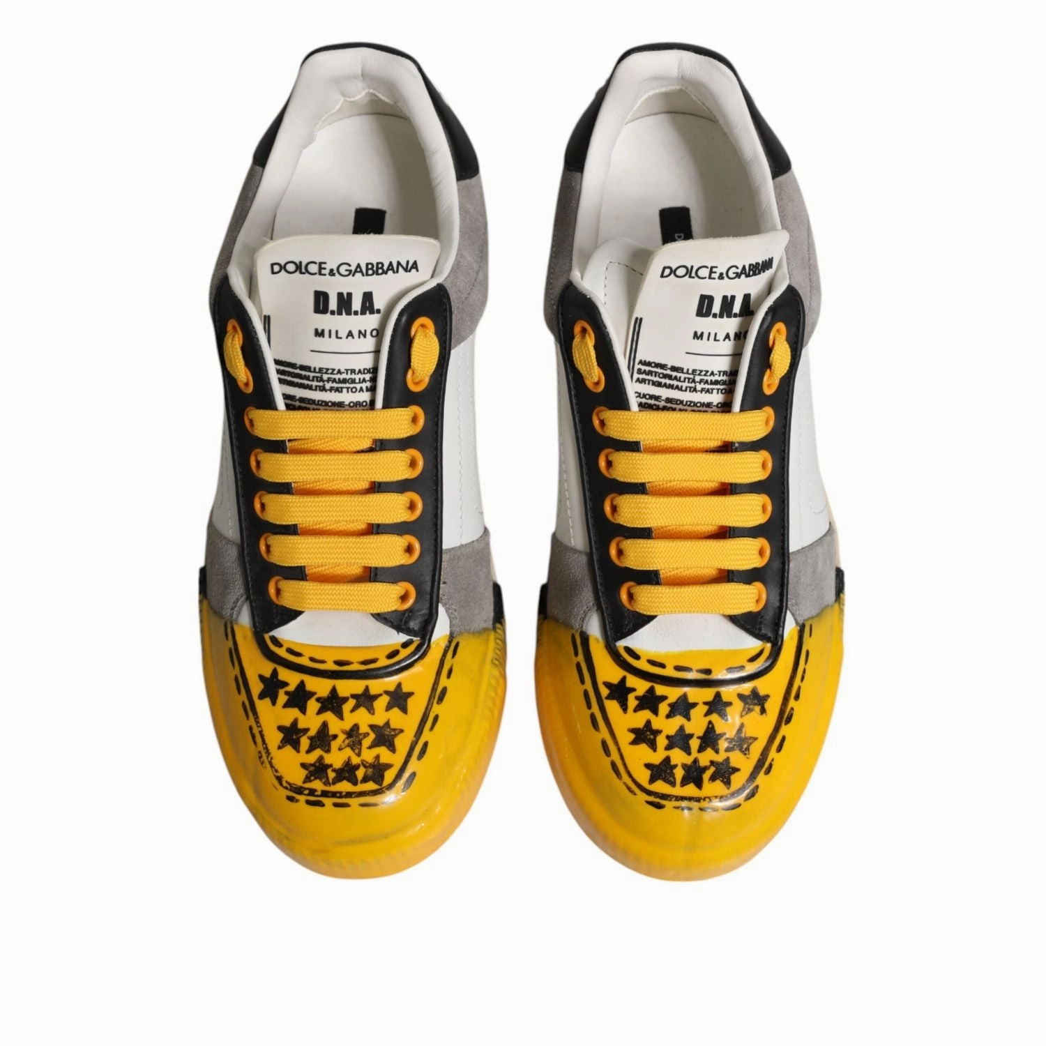 Dolce & Gabbana Multicolor MIAMI Low Top Sneakers Shoes Sneakers For Dads