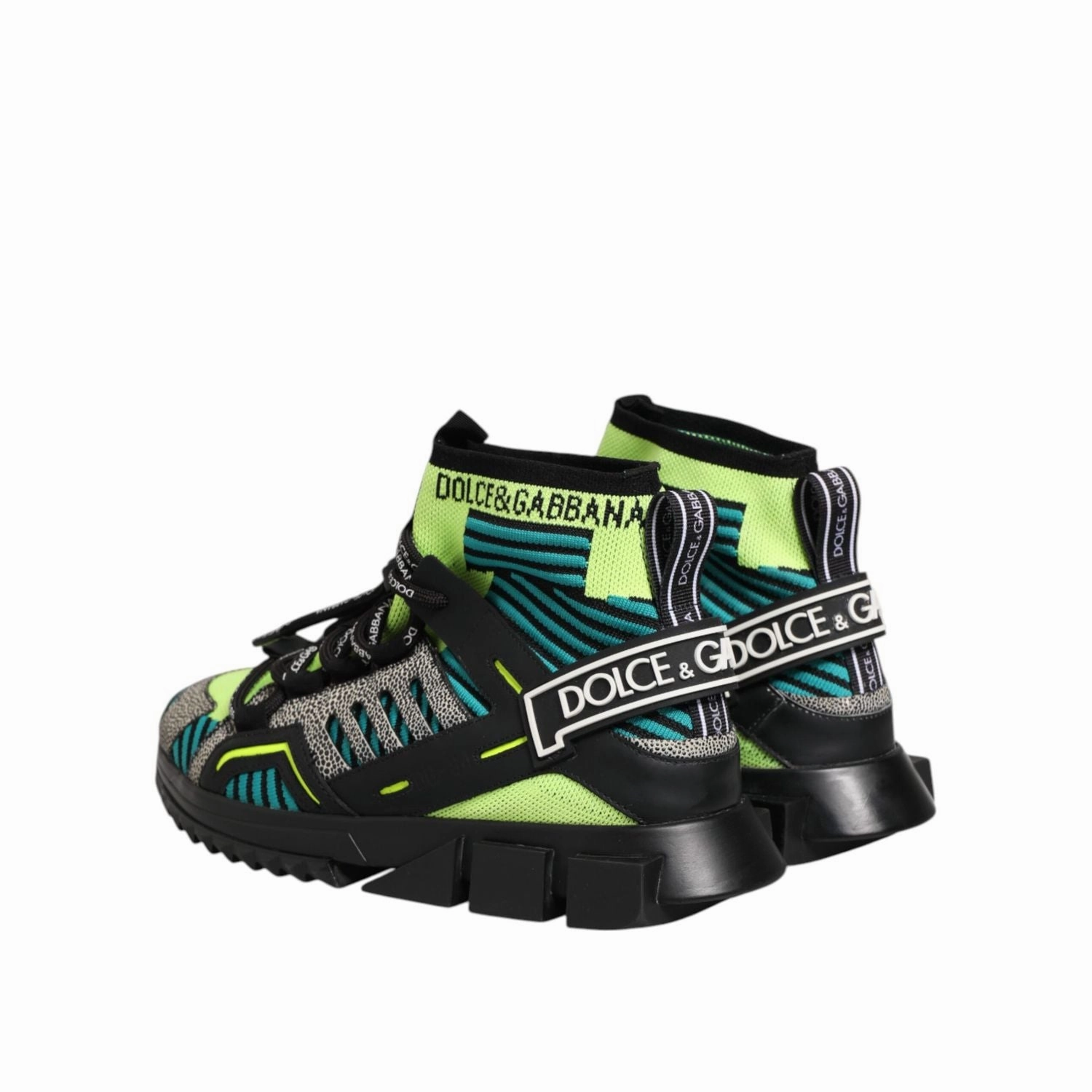 Light Hiking Sneakers Dolce & Gabbana Multicolor Sorrento Socks Men Sneakers Shoes