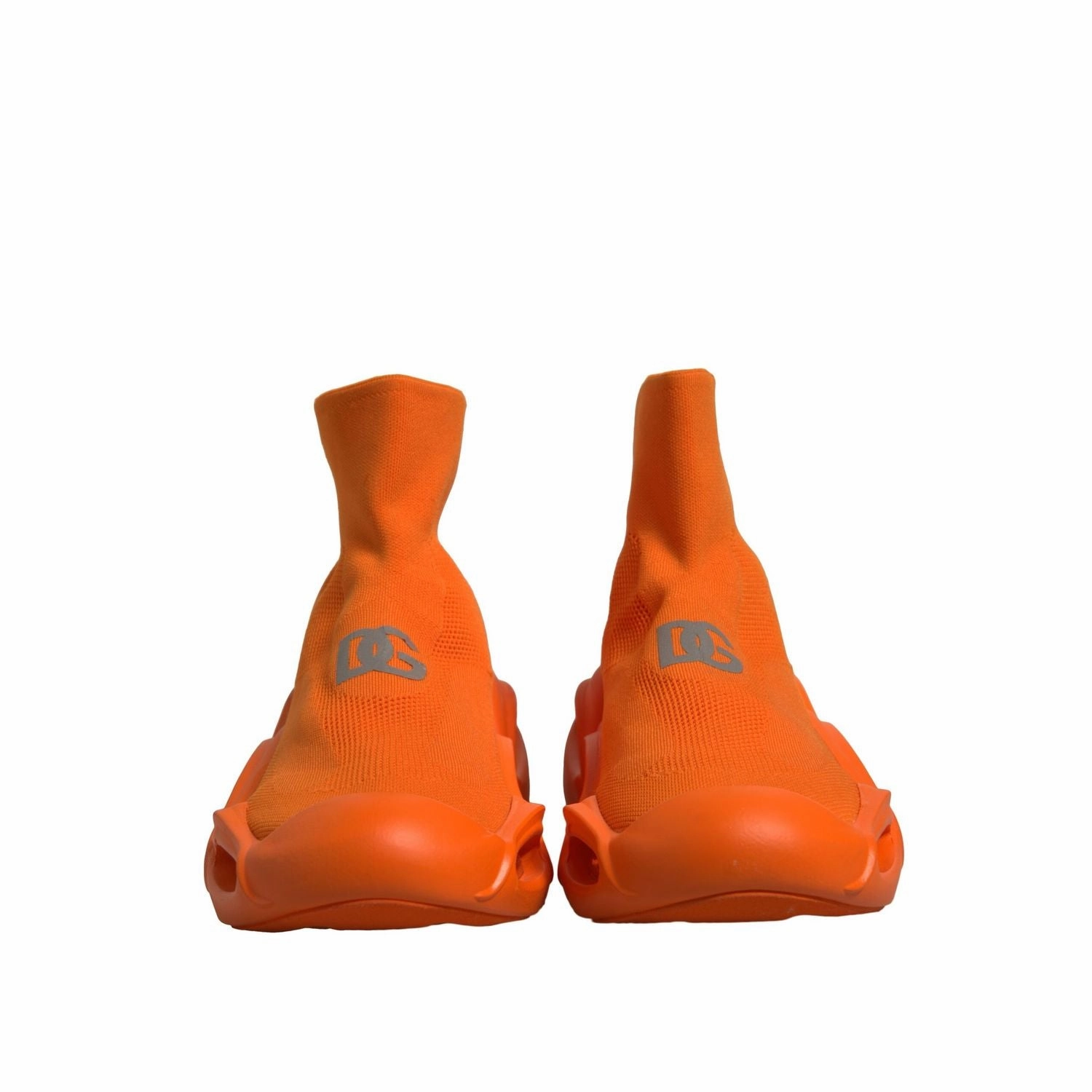 Dolce & Gabbana Orange Slip On Wave Socks Men Sneakers Shoes Best Shoe Glue For Sneakers