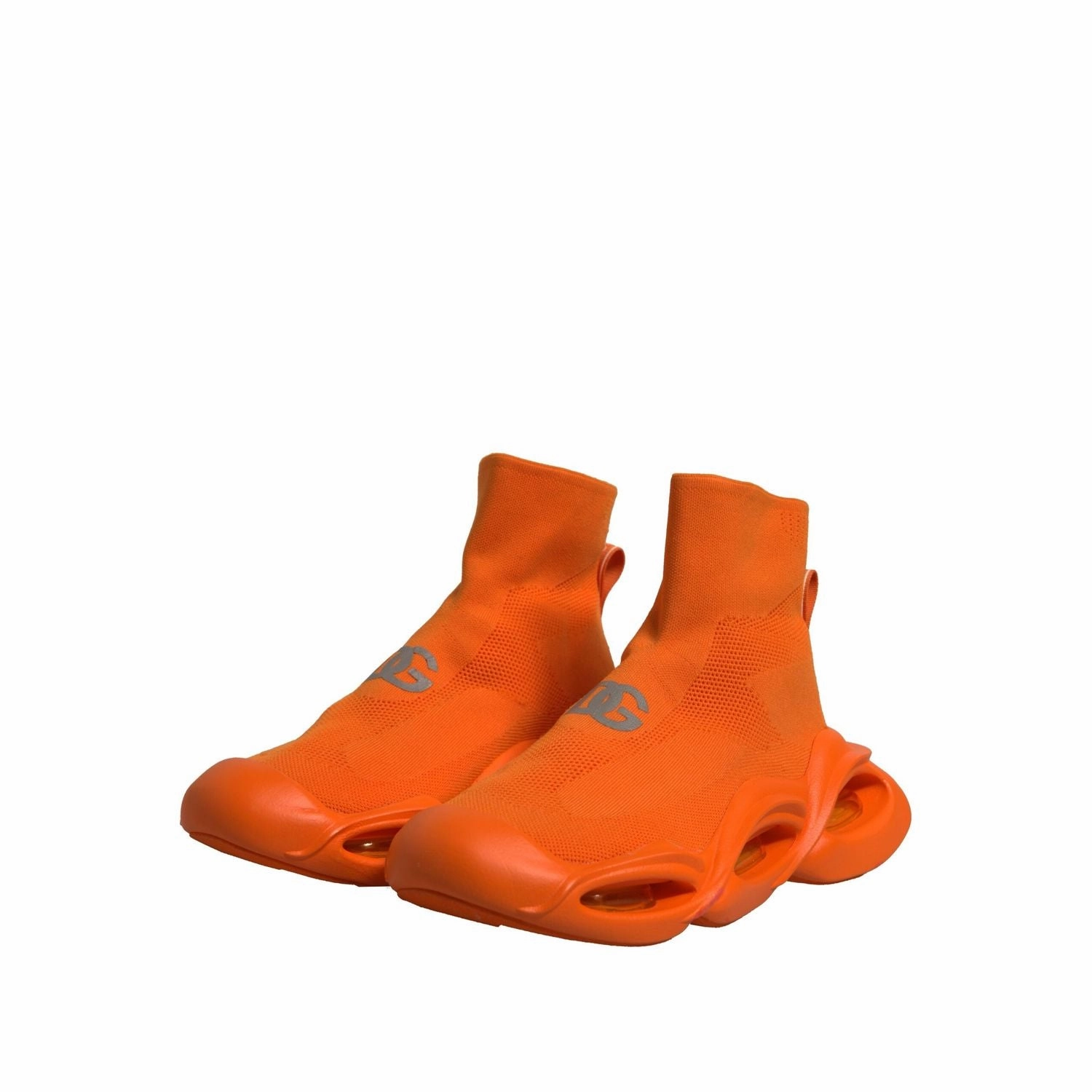 Jordan Sneakers Dolce & Gabbana Orange Slip On Wave Socks Men Sneakers Shoes