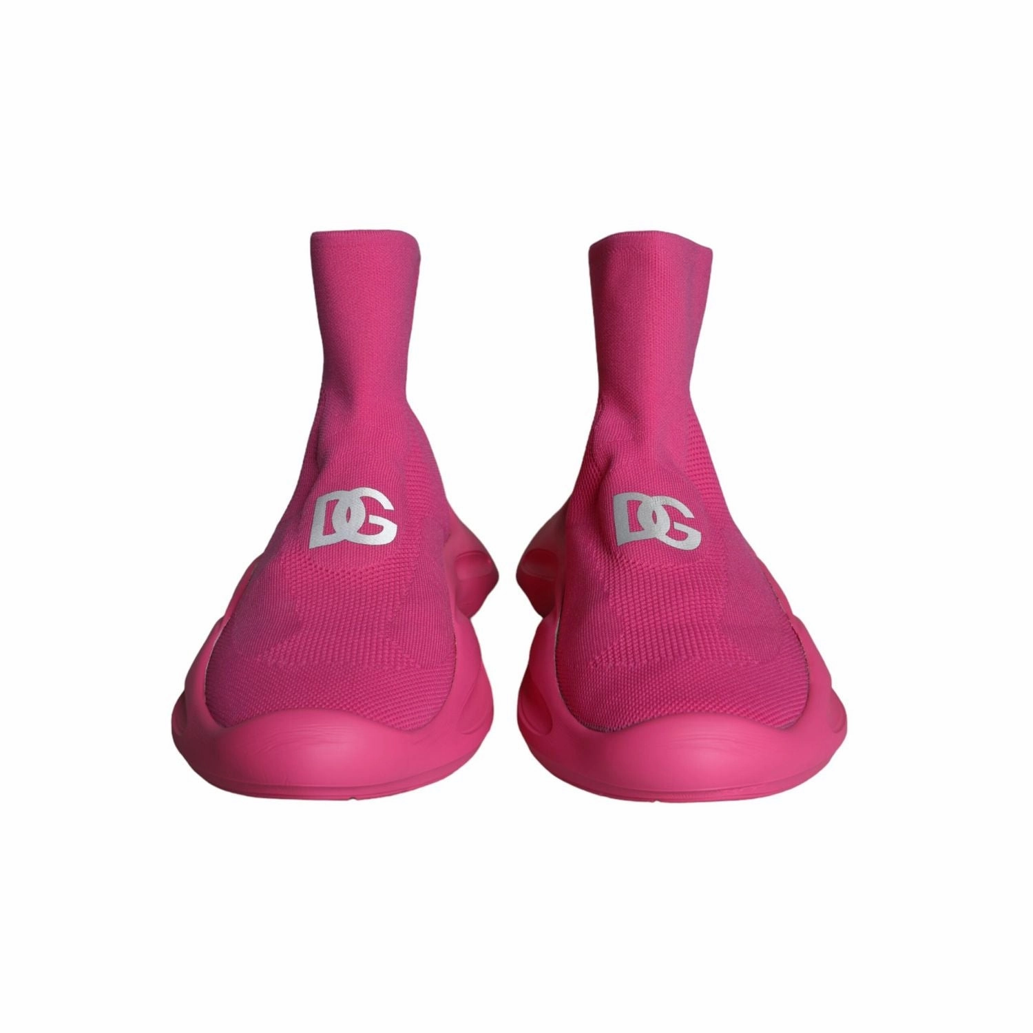 O Cloud Sneakers Dolce & Gabbana Pink Logo Print Slip On Socks Sneakers Shoes